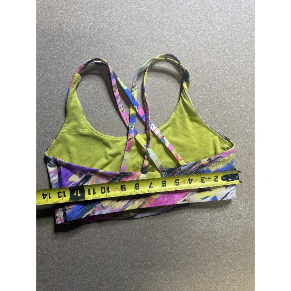 Lululemon Energy Bra Size 8 Medium Support, B–D‎ Cups Atmospheric Multicolor $77